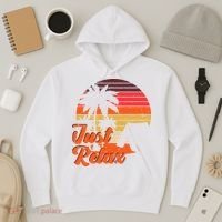 Just Relax Retro Sunset Vacation Hoodie thumb 3