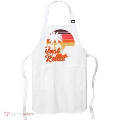 Just Relax Retro Sunset Vacation Apron