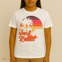 Just Relax Retro Sunset Vacation T-Shirt thumb 4