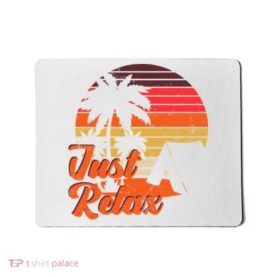 Just Relax Retro Sunset Vacation Mousepad