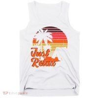 Just Relax Retro Sunset Vacation Tank Top thumb 0