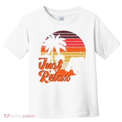 Just Relax Retro Sunset Vacation Toddler T-Shirt