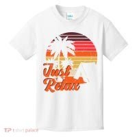 Just Relax Retro Sunset Vacation Kids T-Shirt thumb 0