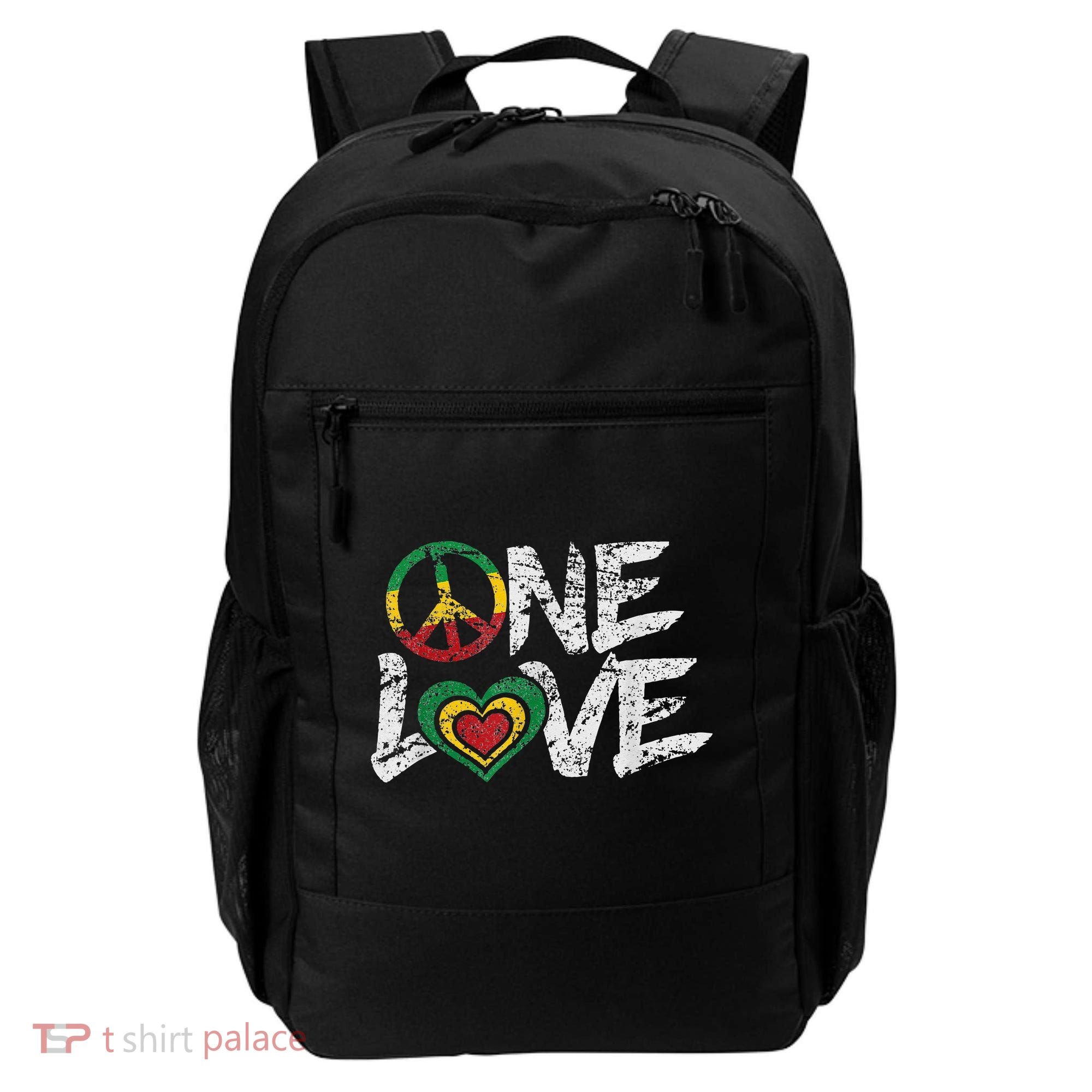 Jamaica Reggae Rasta One Love Gift Tee Backpack