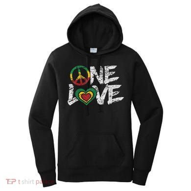 Jamaica Reggae Rasta One Love Gift Tee Women's Hoodie