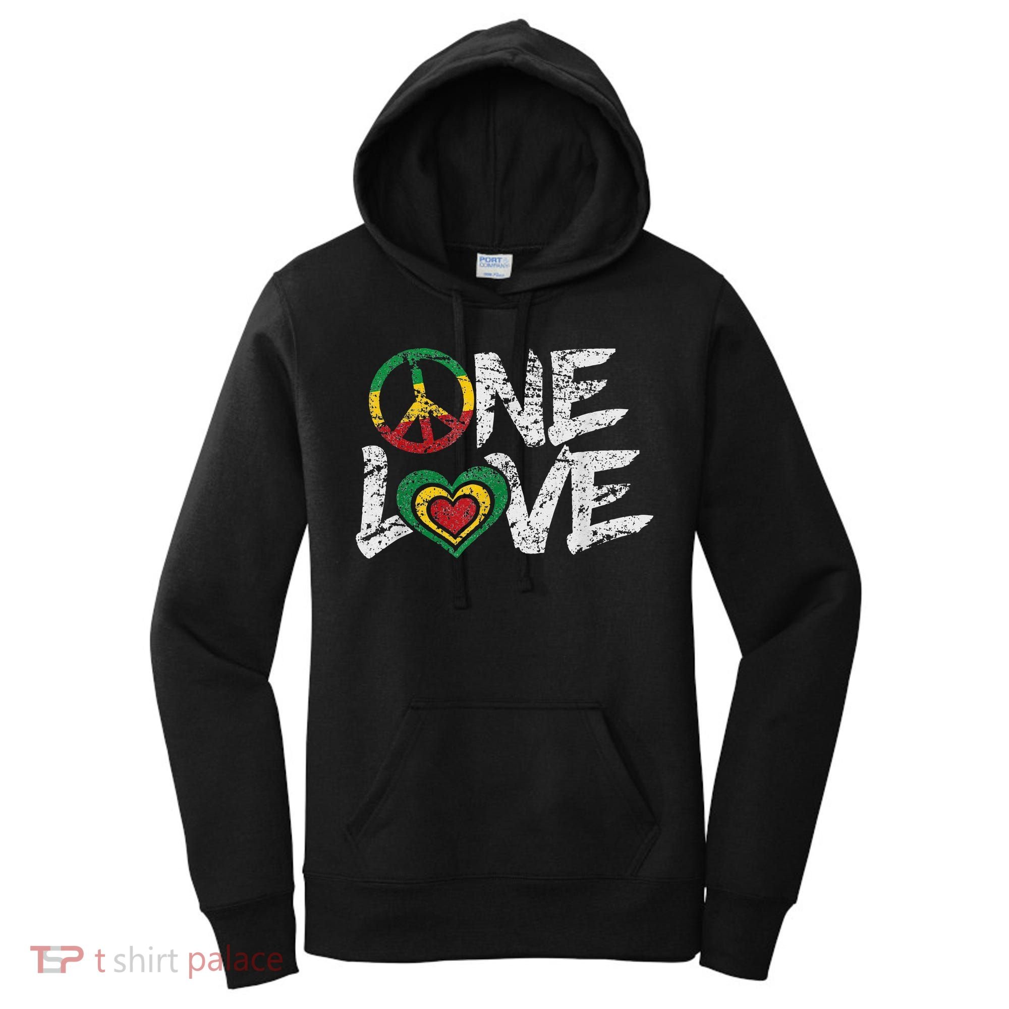 Jamaica Reggae Rasta One Love Gift Tee Women's Hoodie