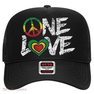 Jamaica Reggae Rasta One Love Gift Tee Hat