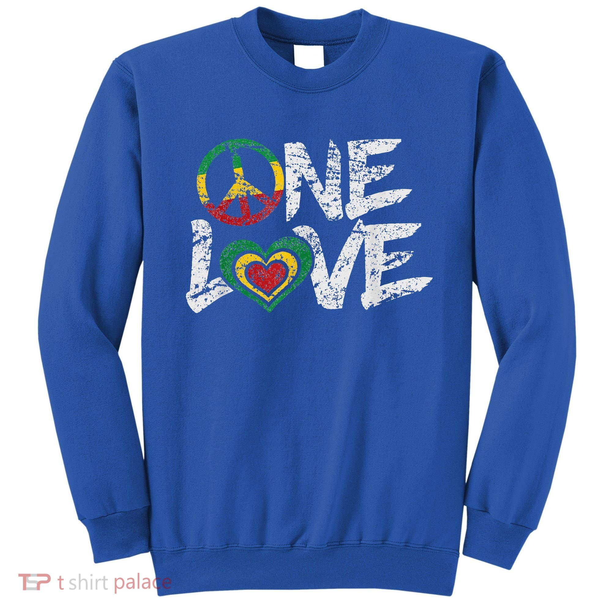 Jamaica Reggae Rasta One Love Gift Tee Sweatshirt
