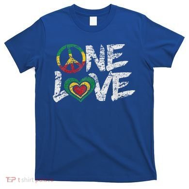 Jamaica Reggae Rasta One Love Gift Tee T-Shirt