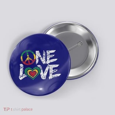 Jamaica Reggae Rasta One Love Gift Tee Button