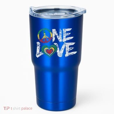 Jamaica Reggae Rasta One Love Gift Tee Tumbler