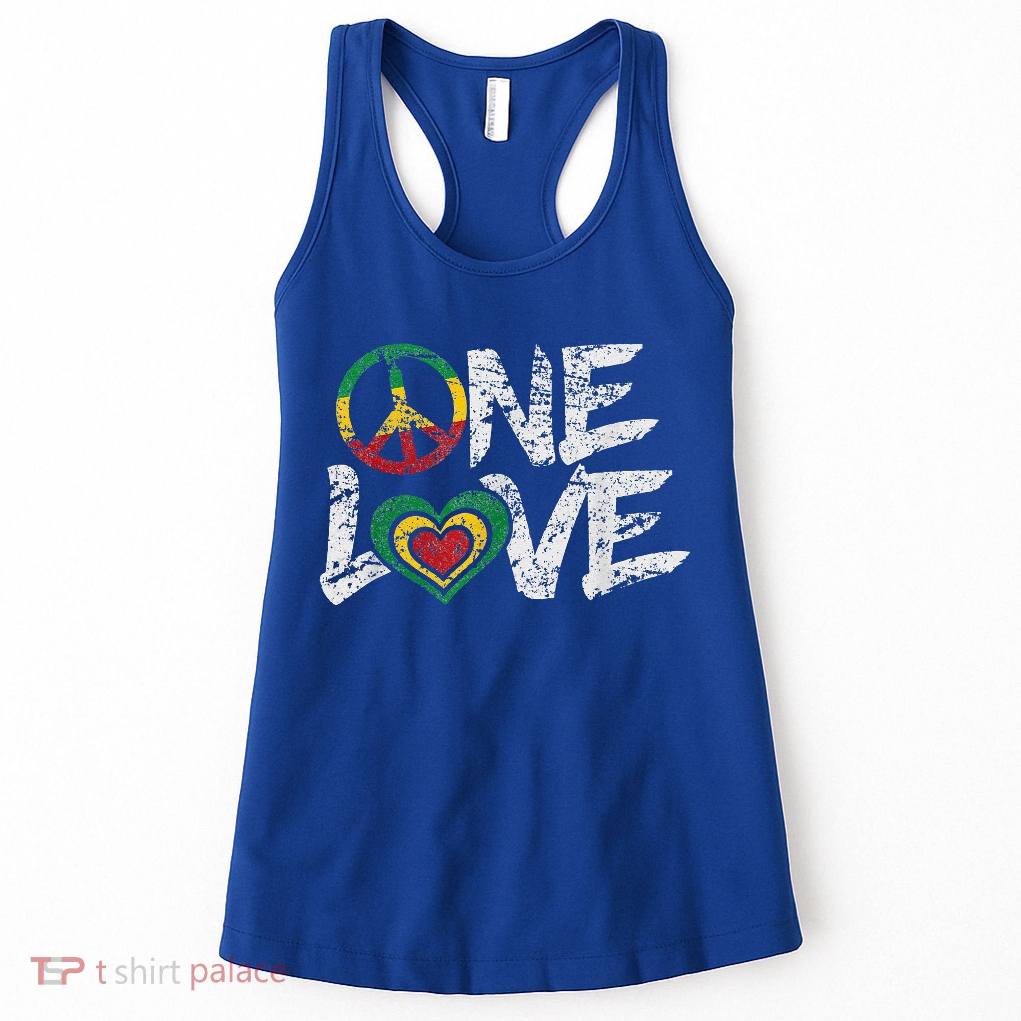 Jamaica Reggae Rasta One Love Gift Tee Women's Tank Top