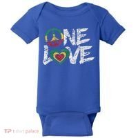 Jamaica Reggae Rasta One Love Gift Tee Baby Bodysuit thumb 0