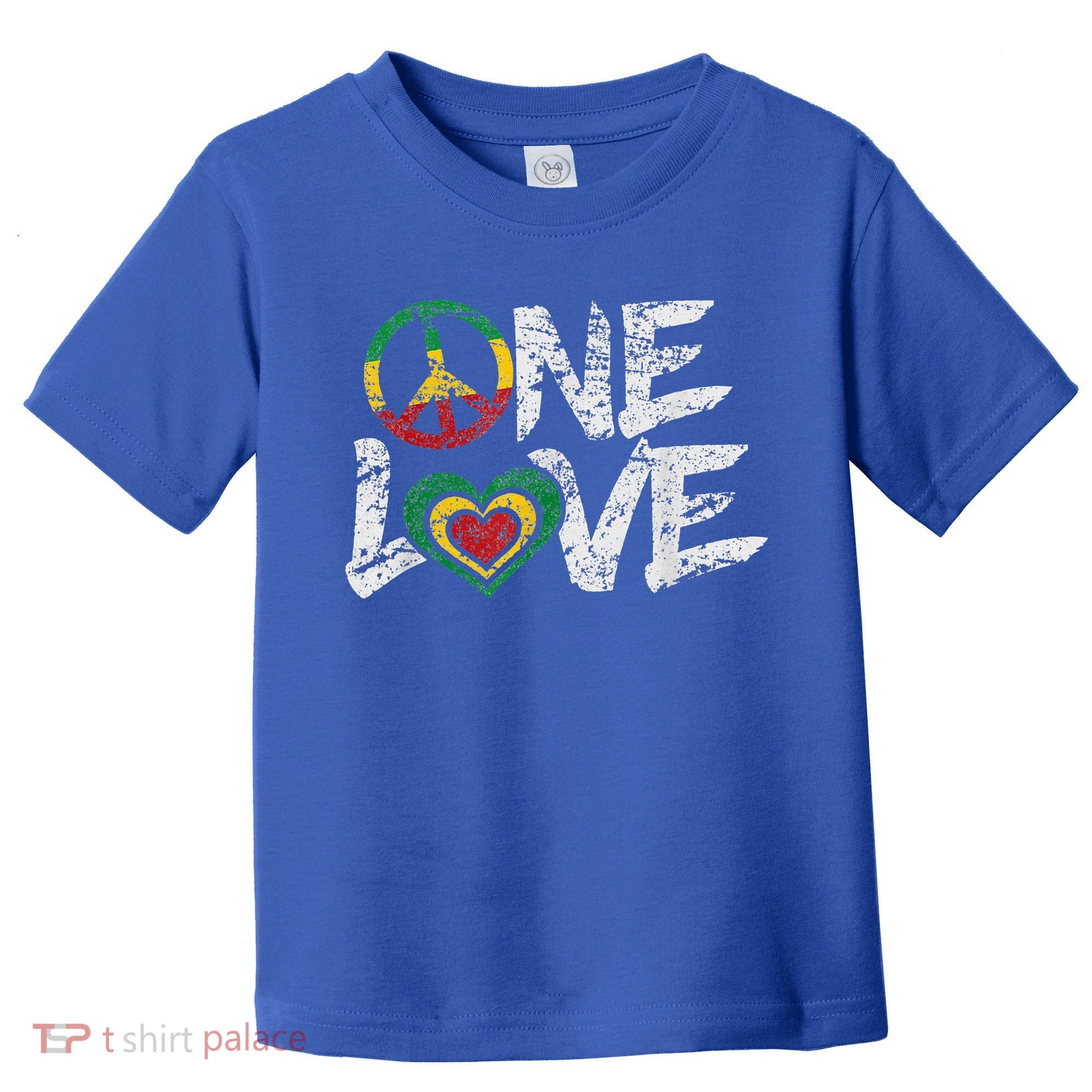 Jamaica Reggae Rasta One Love Gift Tee Toddler T-Shirt