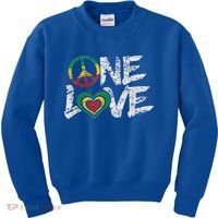 Jamaica Reggae Rasta One Love Gift Tee Kids Sweatshirt thumb 0