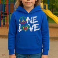 Jamaica Reggae Rasta One Love Gift Tee Kids Hoodie thumb 3