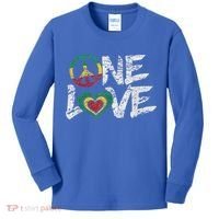 Jamaica Reggae Rasta One Love Gift Tee Kids Long Sleeve Shirt thumb 0