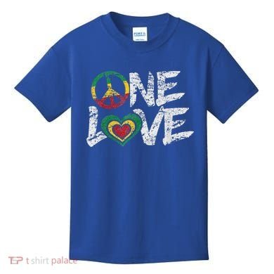 Jamaica Reggae Rasta One Love Gift Tee Kids T-Shirt