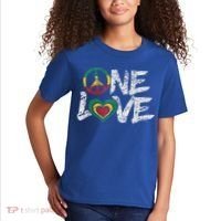 Jamaica Reggae Rasta One Love Gift Tee Kids T-Shirt thumb 2