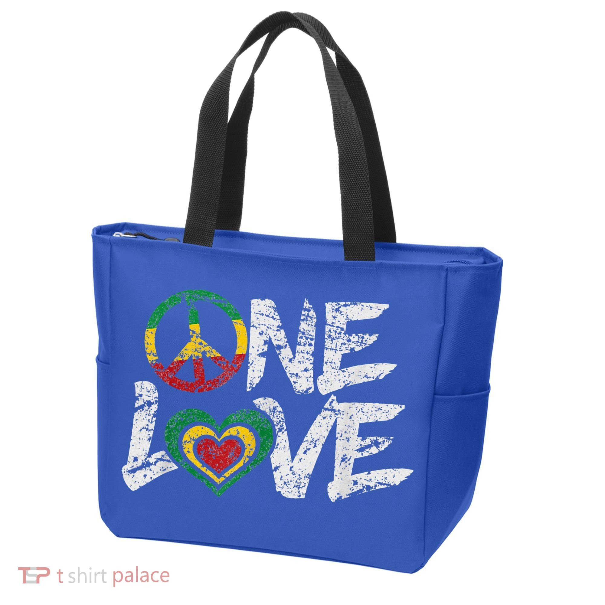 Jamaica Reggae Rasta One Love Gift Tee Tote Bag