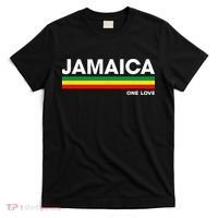 Jamaica Retro Reggae Color Bars Jamaican Vacation Souvenir T-Shirt thumb 0