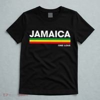 Jamaica Retro Reggae Color Bars Jamaican Vacation Souvenir T-Shirt thumb 5