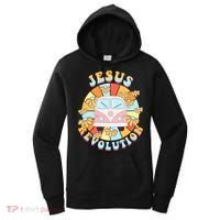 Jesus Revolution Retro Floral Hippie Women's Hoodie thumb 0