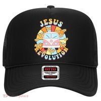 Jesus Revolution Retro Floral Hippie Hat thumb 0