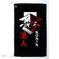 Japanese Ronin Samurai Warrior Bushido Golf Towel thumb 0