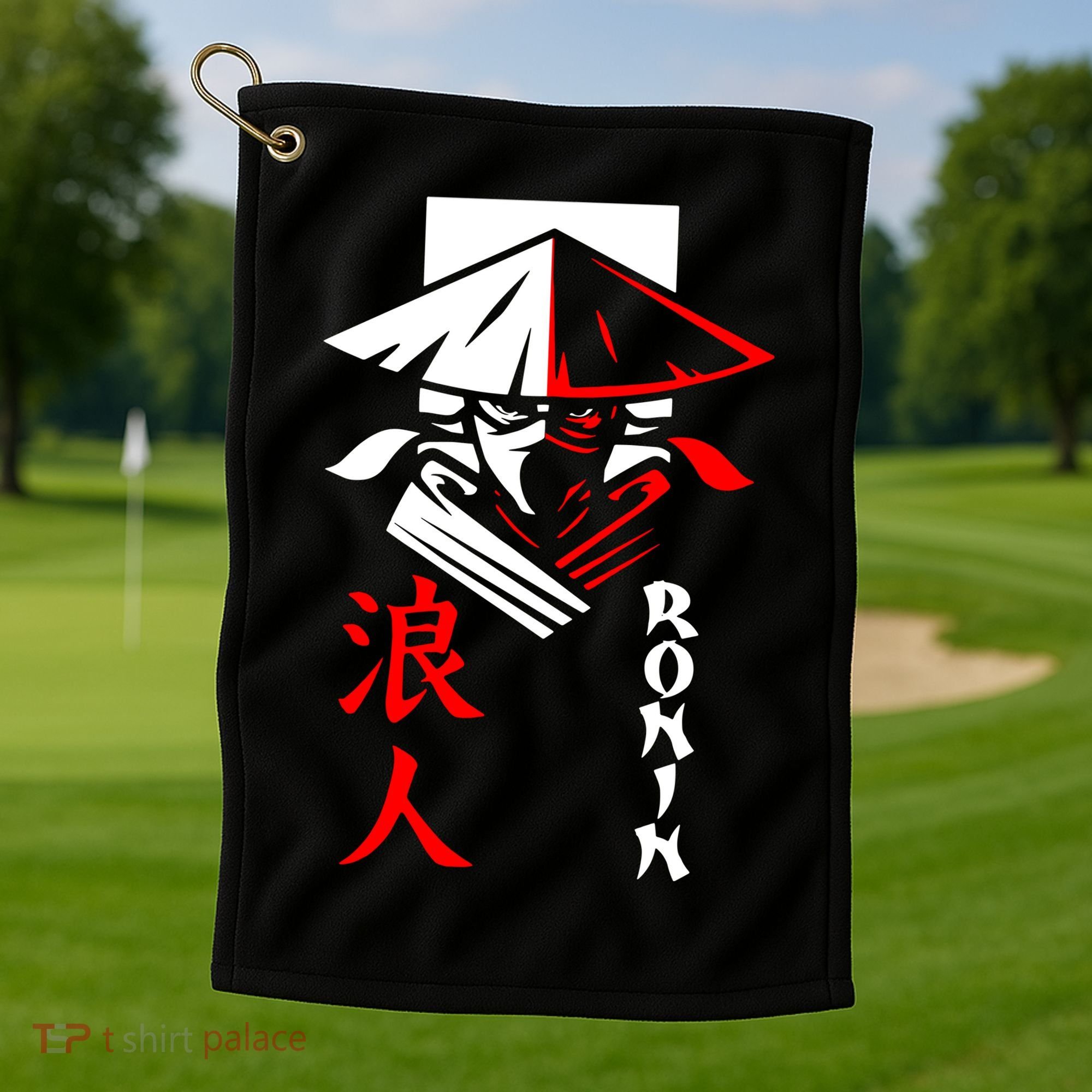 Japanese Ronin Samurai Warrior Bushido Golf Towel