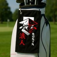 Japanese Ronin Samurai Warrior Bushido Golf Towel thumb 2