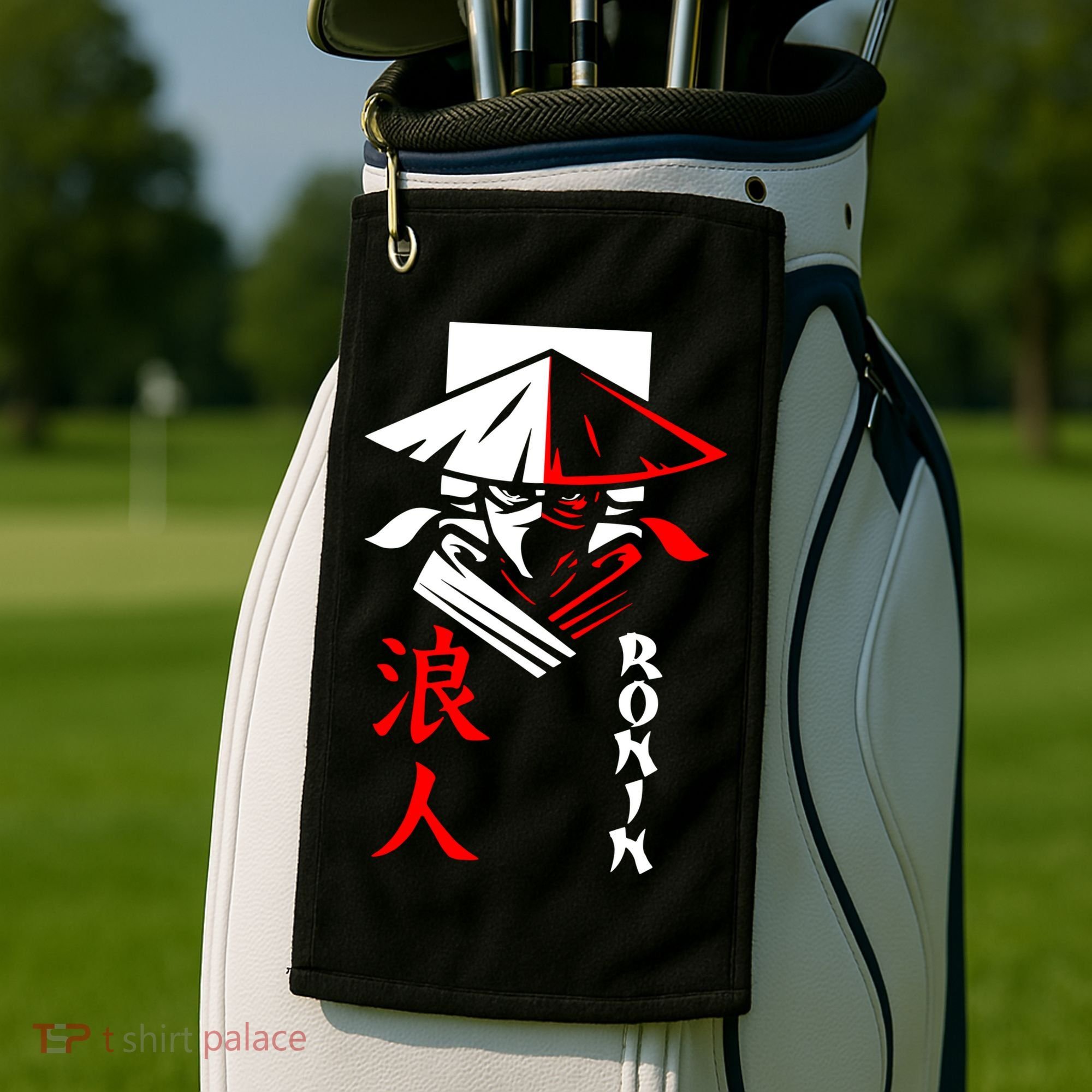 Japanese Ronin Samurai Warrior Bushido Golf Towel