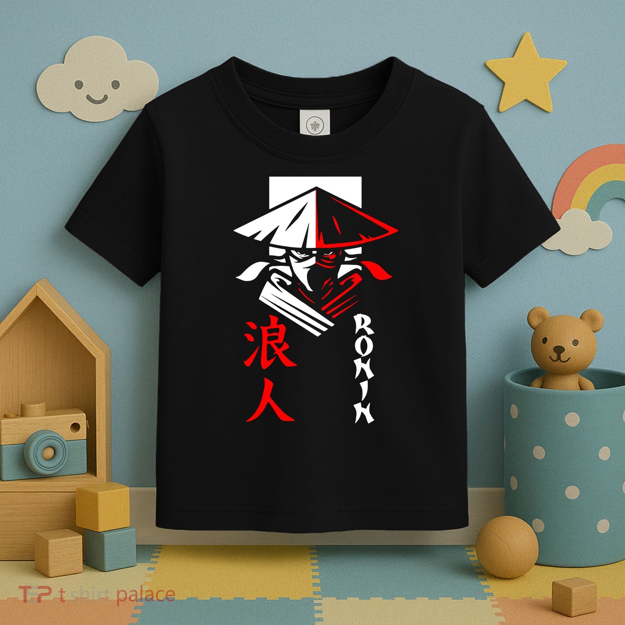 Japanese Ronin Samurai Warrior Bushido Toddler T-Shirt