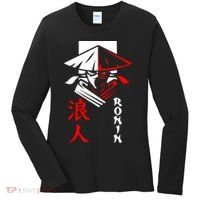 Japanese Ronin Samurai Warrior Bushido Women's Long Sleeve Shirt thumb 0