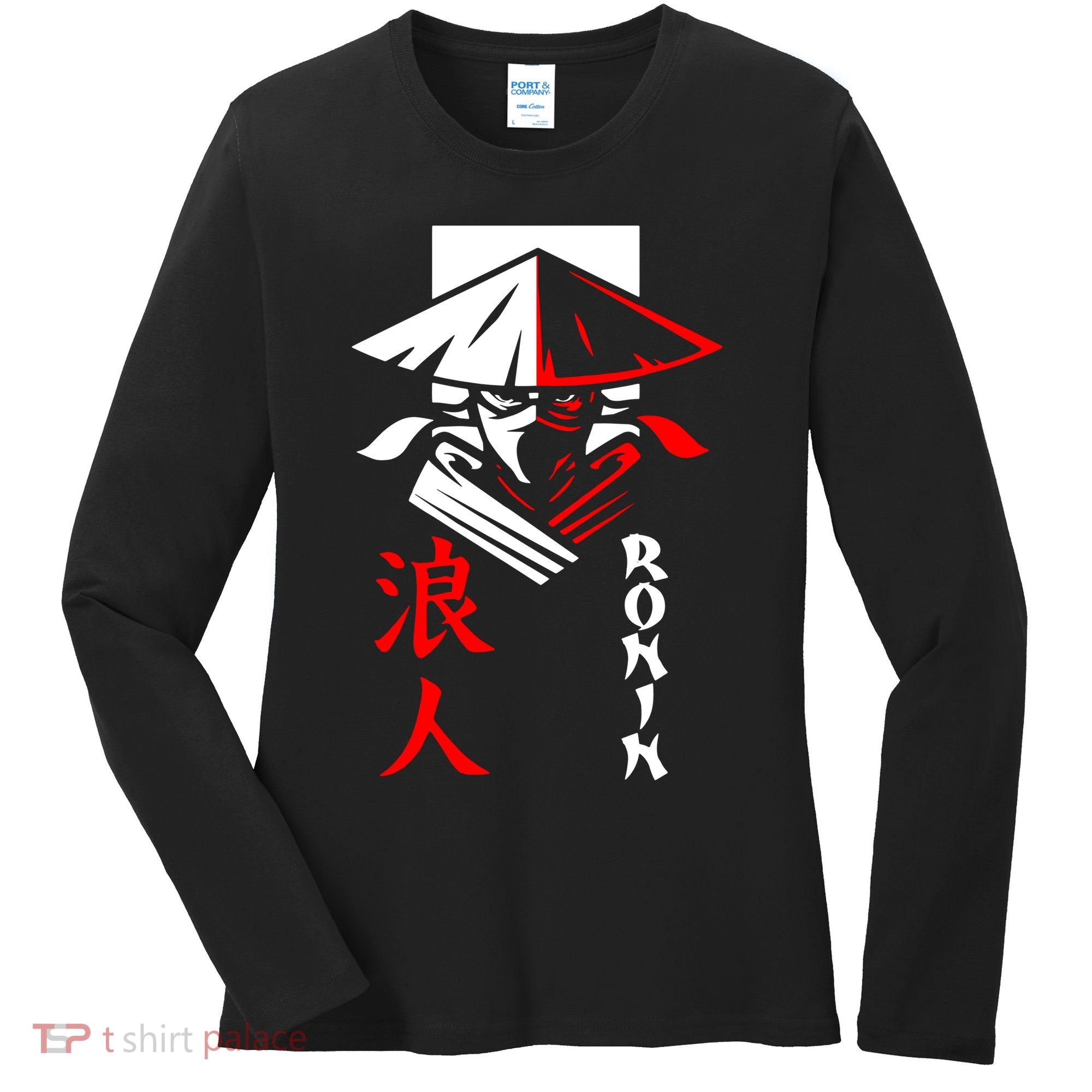 Japanese Ronin Samurai Warrior Bushido Women's Long Sleeve Shirt