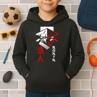 Japanese Ronin Samurai Warrior Bushido Kids Hoodie thumb 2