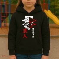 Japanese Ronin Samurai Warrior Bushido Kids Hoodie thumb 3