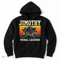 Jimothy Raccoon Seattle WA Feral Legend Hoodie thumb 0