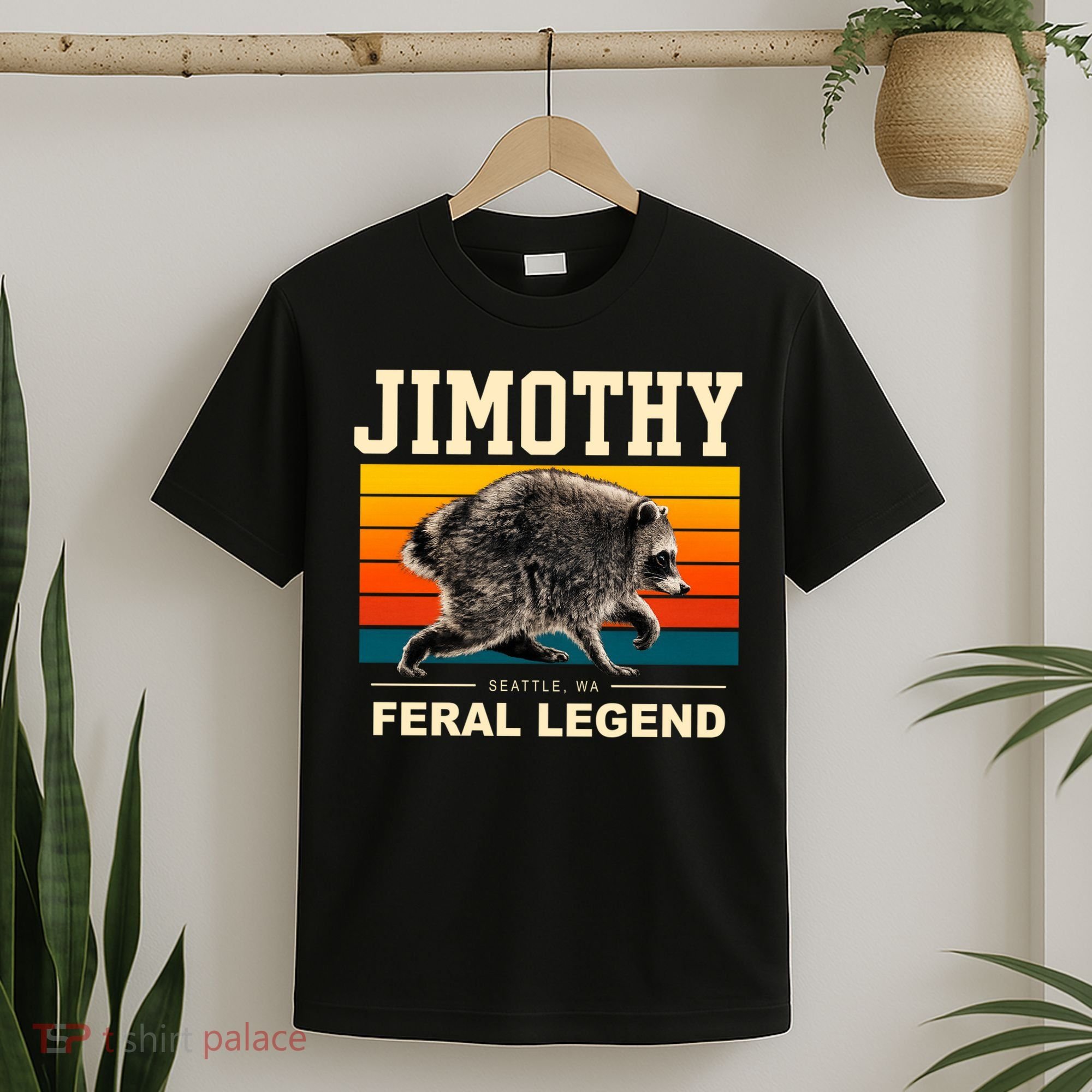 Jimothy Raccoon Seattle WA Feral Legend T-Shirt