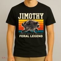 Jimothy Raccoon Seattle WA Feral Legend T-Shirt thumb 3