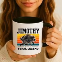 Jimothy Raccoon Seattle WA Feral Legend Coffee Mug thumb 3