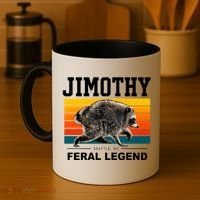 Jimothy Raccoon Seattle WA Feral Legend Coffee Mug thumb 4