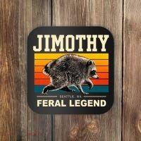 Jimothy Raccoon Seattle WA Feral Legend Coaster thumb 0