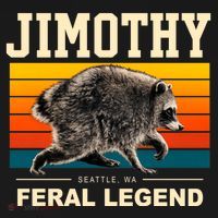 Jimothy Raccoon Seattle WA Feral Legend Women's Tank Top thumb 5