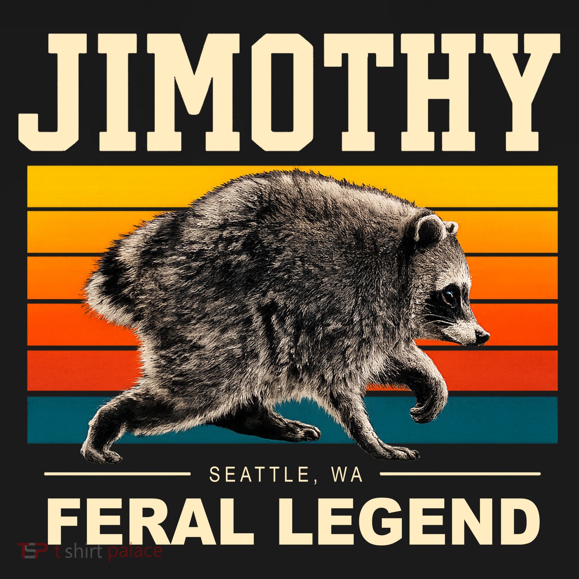 Jimothy Raccoon Seattle WA Feral Legend Women's Tank Top