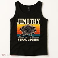 Jimothy Raccoon Seattle WA Feral Legend Tank Top thumb 2