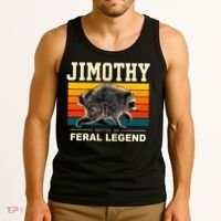 Jimothy Raccoon Seattle WA Feral Legend Tank Top thumb 3