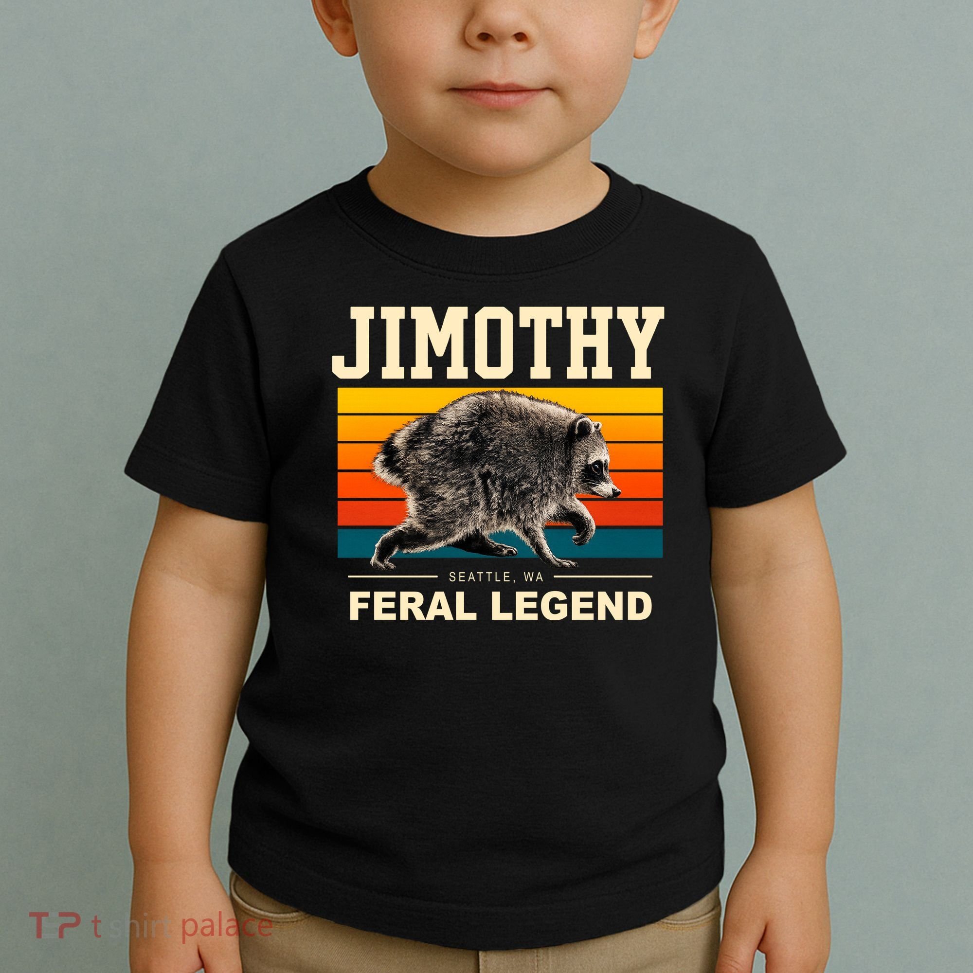 Jimothy Raccoon Seattle WA Feral Legend Toddler T-Shirt