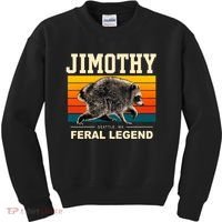 Jimothy Raccoon Seattle WA Feral Legend Kids Sweatshirt thumb 0