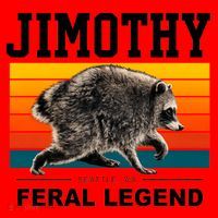 Jimothy Raccoon Seattle WA Feral Legend Santa Hat thumb 1